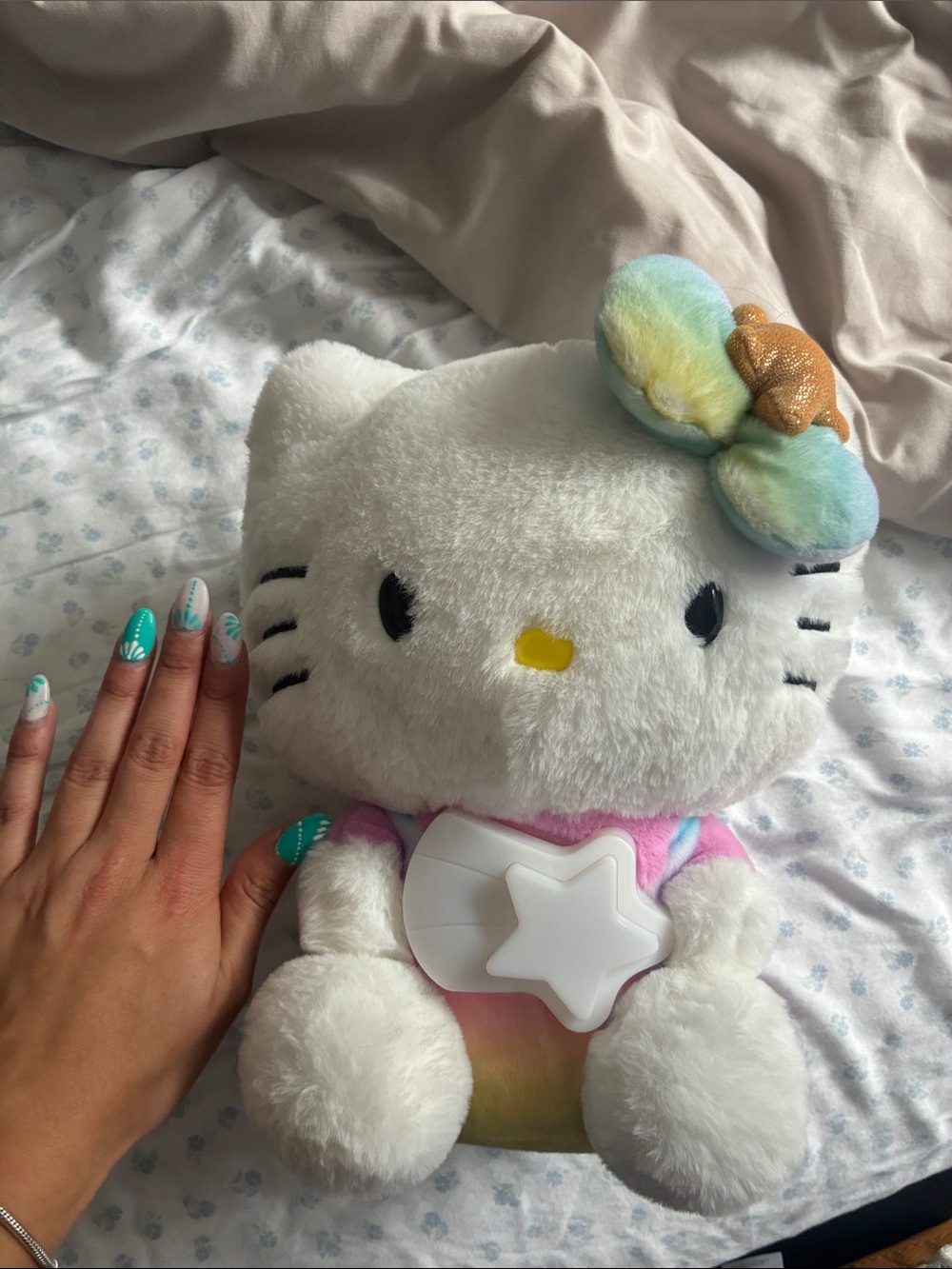 Hello Kitty Plush with button